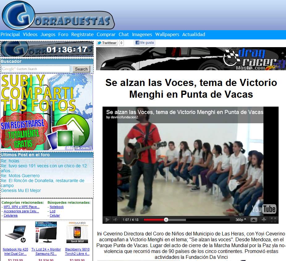 Junto Al Coro De Ninaos De Las Heras Mendoza