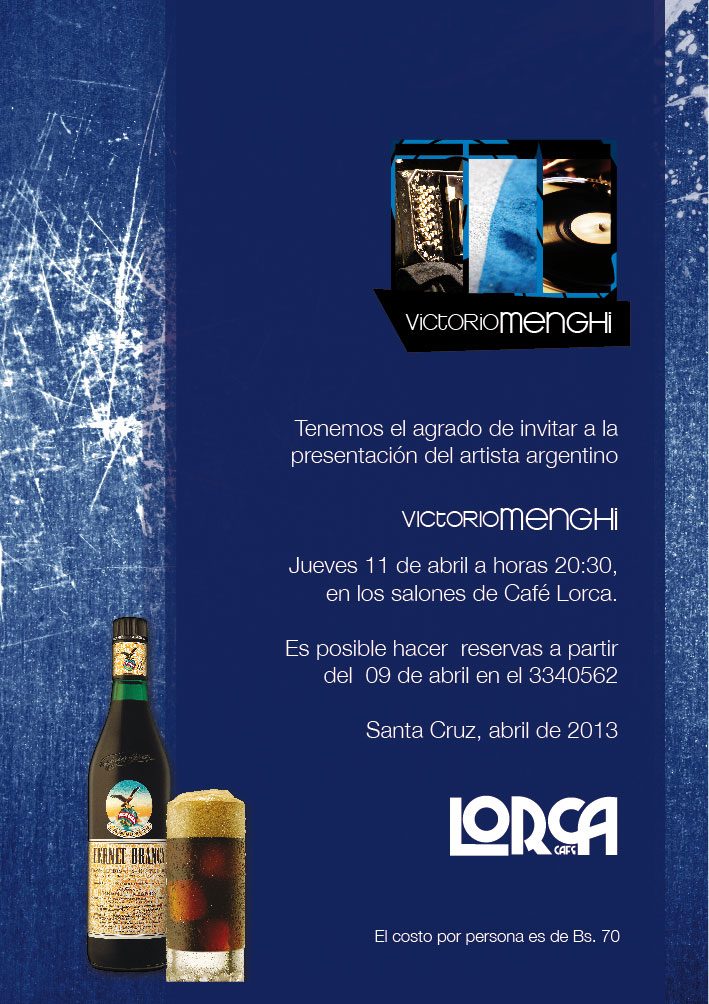 Lorca · Presentacio╠Ün Del Artista Argentino