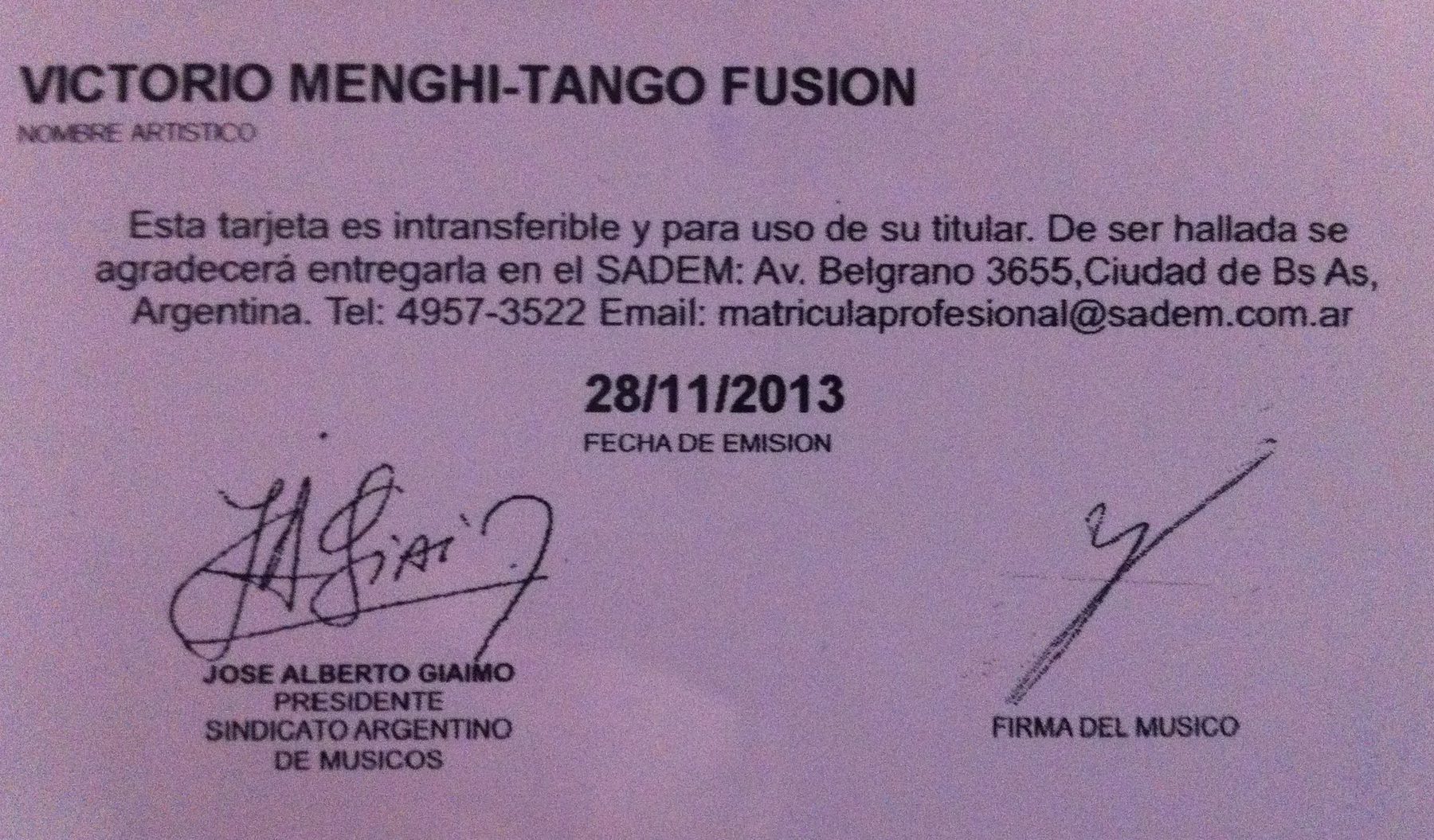 Membresias · Sadems