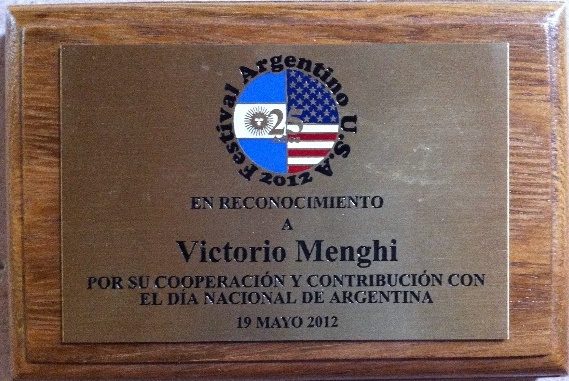 Placa Festival Arg · Placa