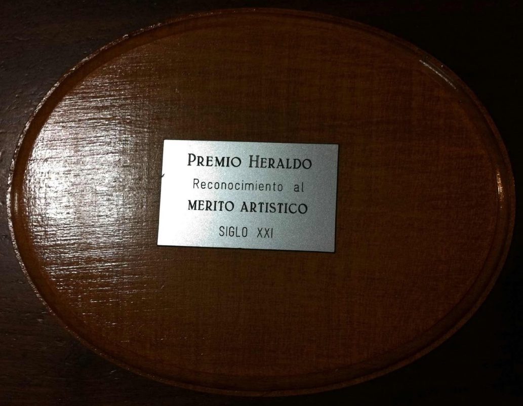 Placa Merito Art · Premio Heraldo