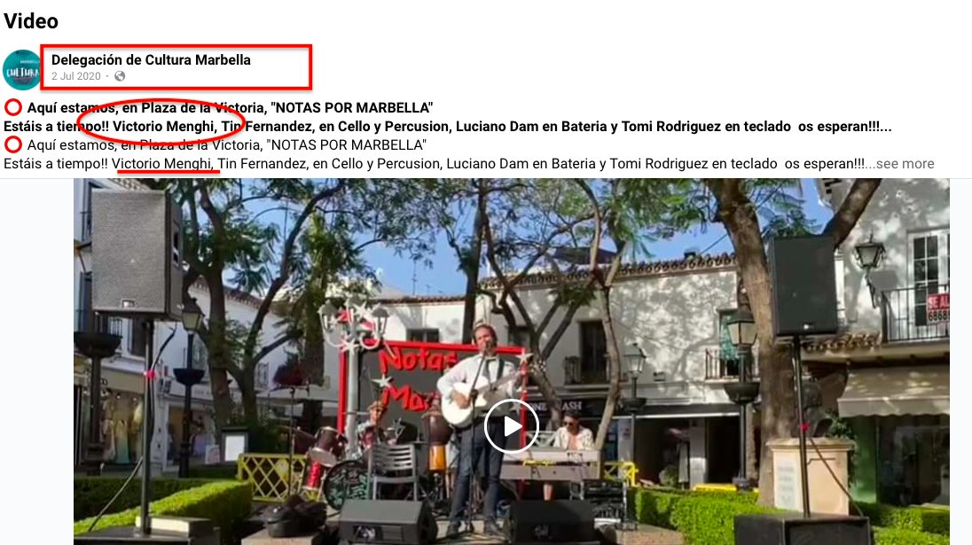 Delegacion Cultura Marb · Dlegacion Culturna Marbella (Actuando)