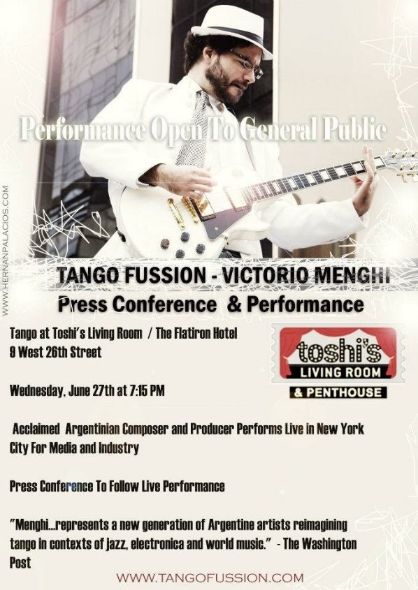 Flyer Toshi · Press Conference & Performance
